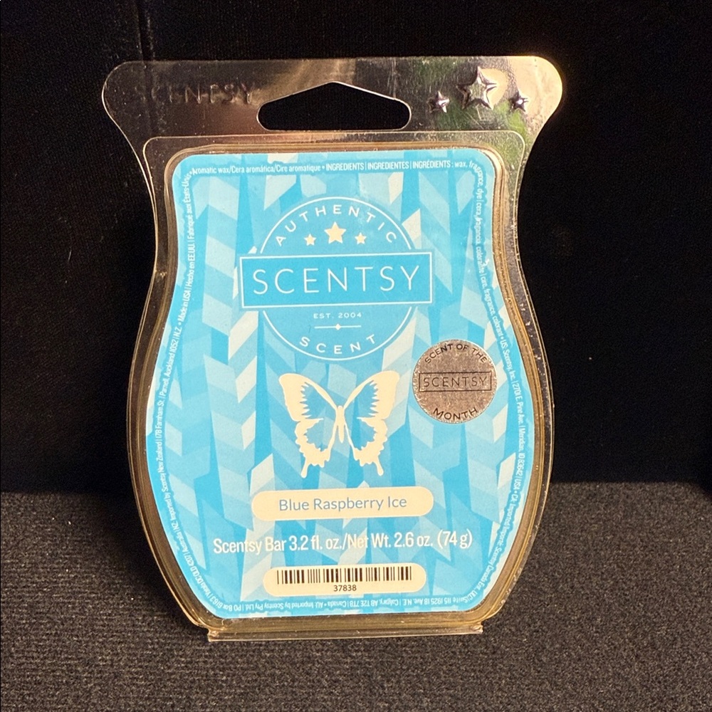Scentsy Bar Blue Raspberry Ice Wax Melt 2.6 oz Scent of the Month 37838